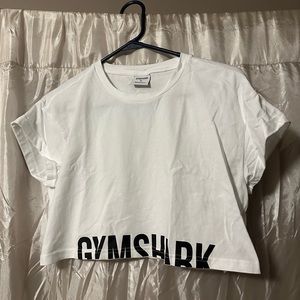 Gymshark Cropped White Shirt